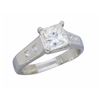 Image 8 : Platinum 1.14ctw Diamond Ring