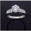 14KT White Gold 1.10ctw Diamond Ring