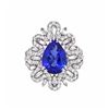 18KT White Gold 4.50ct Tanzanite and Diamond Ring