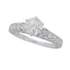 14KT White Gold 0.65ctw Diamond Ring