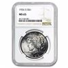 Image 1 : 1926 $1 Peace Silver Dollar Coin NGC MS65