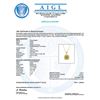 Image 2 : 14KT Yellow Gold 1.63ct Peridot and Diamond Pendant with Chain