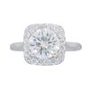 14KT White Gold 1.27ctw GIA Cert Diamond Ring