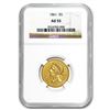 1861 $5 Liberty Head Half Eagle Gold Coin NGC AU55