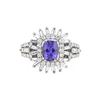 18KT White Gold 1.47ct GIA Cert Sapphire and Diamond Ring