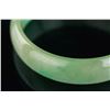 Image 2 : Burma Fine Green Jadeite Carved Bangle