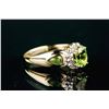 Image 2 : 0.12ct Diamond & Peridot Ring CRV$1650