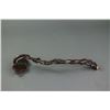 Image 8 : Chinese Bronze Ruyi Scepter Set with Stones