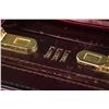 Image 2 : Presto Men's Leather Combination Lock Briefcase