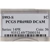 Image 3 : 1993-S LINCOLN CENT PCGS PR69RD DCAM