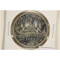 1965 CANADA SILVER DOLLAR UNC
