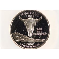 2007-S MONTANA QUARTER ANACS PR70 DCAM