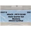 Image 3 : 2007-S MONTANA QUARTER ANACS PR70 DCAM