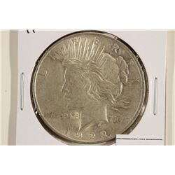 1922 PEACE SILVER DOLLAR