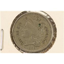 1865 THREE CENT PIECE (NICKEL)