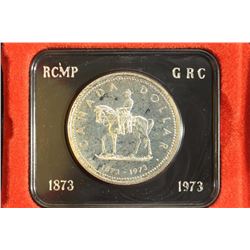 1973 CANADA RCMP SILVER DOLLAR PROOF