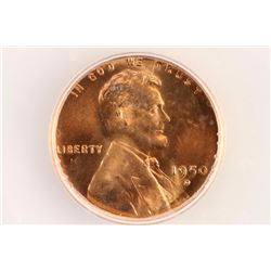 1950-D LINCOLN CENT ICG MS66RD