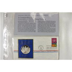 25 GRAM STERLING SILVER PROOF ROUND 1ST DAY COVER