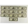 Image 1 : 10 ASSORTED 1957 $1 SILVER CERTIFICATES
