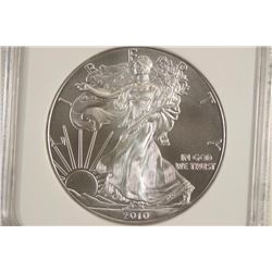 2010 AMERICAN SILVER EAGLE NGC MS69 EARLY RELEASES