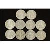 Image 2 : 10 ASSORTED SILVER ROOSEVELT DIMES