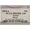 Image 3 : 2004-S SILVER TEXAS QUARTER PCGS PR69 DCAM
