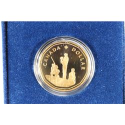 1995 CANADA PEACE KEEPING PROOF DOLLAR