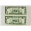 Image 2 : 2-1969 $5 FRN STAR NOTES CRISP UNC