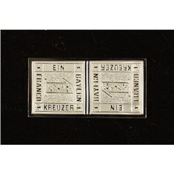 17.2 GRAM STERLING SILVER INGOT 1849 BAVARIA