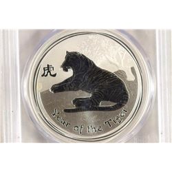 2010-P AUSTRALIA SILVER DOLLAR TIGER PCGS MS69