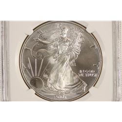 2001 AMERICAN SILVER EAGLE NGC MS69