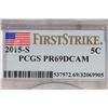 Image 3 : 2015-S JEFFERSON NICKEL PCGS PR69 DCAM 1ST STRIKE