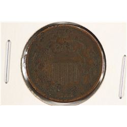 1865 US TWO CENT PIECE