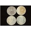 Image 2 : 1940, 1941 1963 & 64 WASHINGTON SILVER QUARTERS