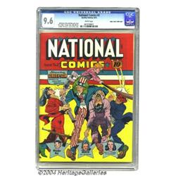National Comics #2 Mile High pedigree (Quality, 1940) CGC NM+ 9.6 White pages.