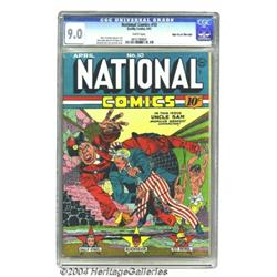 National Comics #10 Mile High pedigree (Quality, 1941) CGC VF/NM 9.0 White pages.