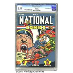 National Comics #12 Mile High pedigree (Quality, 1941) CGC VF/NM 9.0 White pages.