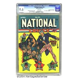 National Comics #22 Mile High pedigree (Quality, 1942) CGC NM+ 9.6 White pages.