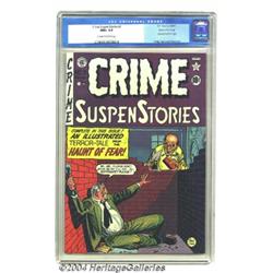 Crime SuspenStories #3 Gaines File pedigree 8/11 (EC, 1951) CGC NM+ 9.6 Off-white to white pages.