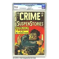 Crime SuspenStories #16 Gaines File pedigree 2/12 (EC, 1953). CGC NM+ 9.6 Off-white pages.