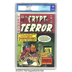 Crypt of Terror #18 Gaines File pedigree 1/10 (EC, 1950) CGC NM/MT 9.8 Off-white to white pages.