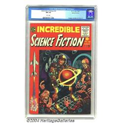 Incredible Science Fiction #30 Gaines File pedigree 9/12 (EC, 1955) CGC NM 9.4 White pages.