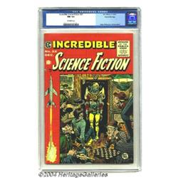 Incredible Science Fiction #32 Gaines File pedigree 3/12 (EC, 1955) CGC NM 9.4 Off-white pages.