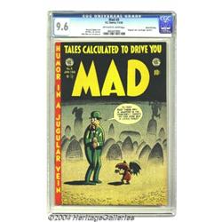 Mad #3 Gaines File pedigree 4/12 (EC, 1953) CGC NM+ 9.6 Off-white to white pages.