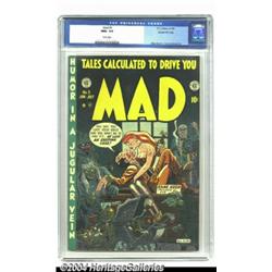 Mad #5 Gaines File pedigree 4/12 (EC, 1953) CGC NM+ 9.6 White pages.