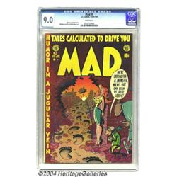 Mad #8 (EC, 1953) CGC VF/NM 9.0 White pages.