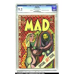 Mad #22 (EC, 1955) CGC NM- 9.2 Cream to off-white pages.