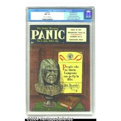 Panic #3 Gaines File pedigree 4/12 (EC, 1954) CGC NM+ 9.6 Off-white to white pages.