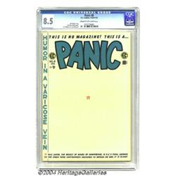 Panic #6 (EC, 1955) CGC VF+ 8.5 Cream to off-white pages.