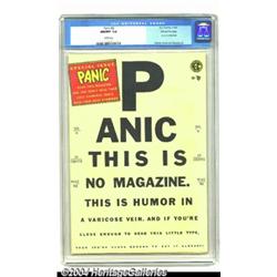 Panic #8 Gaines File pedigree 4/12 (EC, 1955) CGC NM/MT 9.8 White pages.